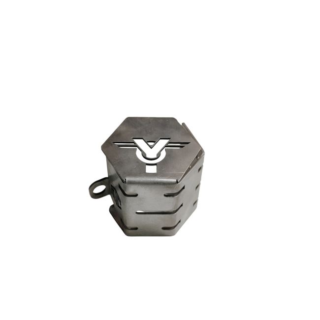 RESERVOIR OIL CAP (STAINLESS STEEL) BLACK FOR YEZDI SCRAMBLER - Image 2