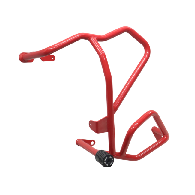 UPPER LOWER CRASH GUARD WITH SLIDERS (RED) FOR V STROM - Image 4