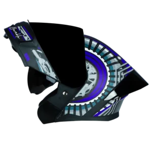 SBA-20 ISS Bumble Glossy Black With Blue