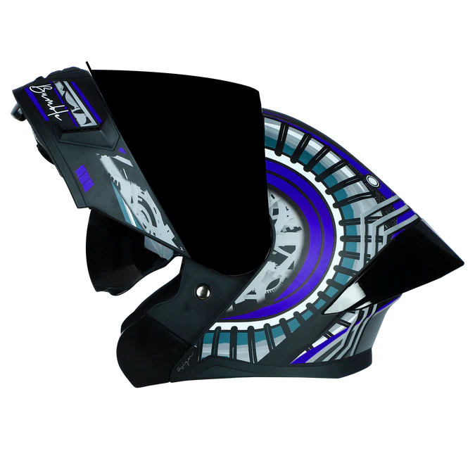 SBA-20 ISS Bumble Glossy Black With Blue