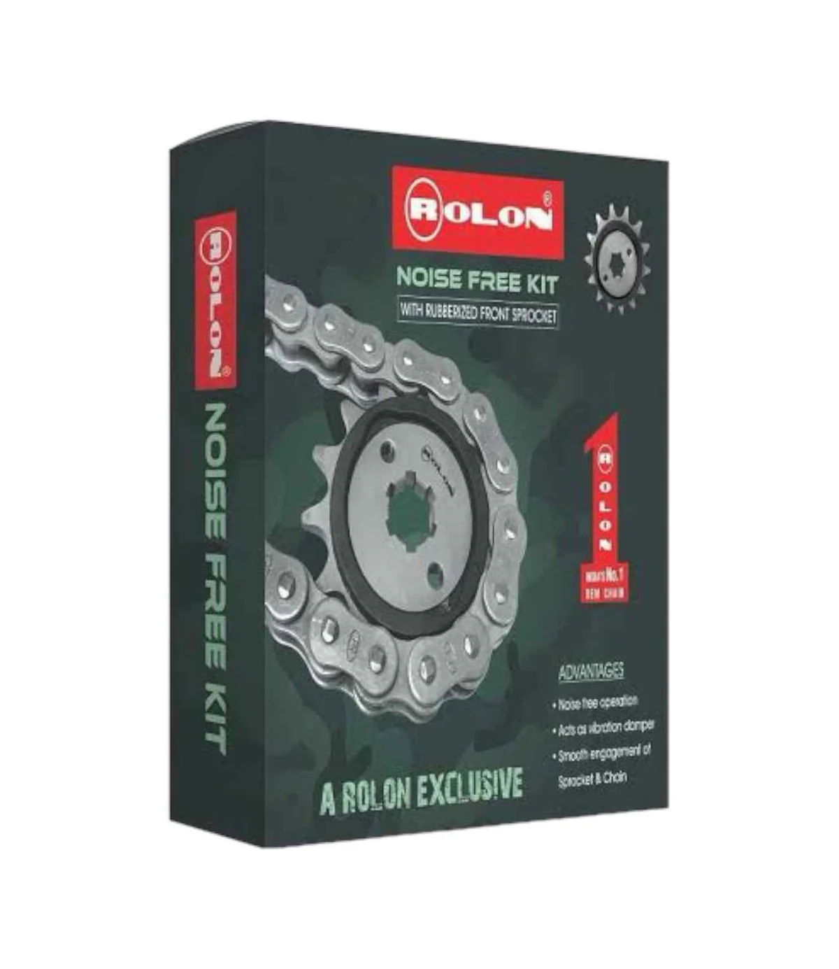 Rolon Noise Free Chain Sprocket Kit For Yezdi Adventure / Roadster