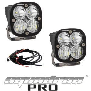 Baja Designs Squadron Pro LED Auxillary Lights - Black (Pair)