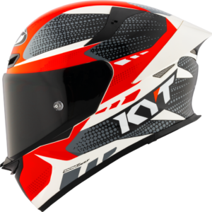 KYT TT-REVO - GEAR BLACK RED