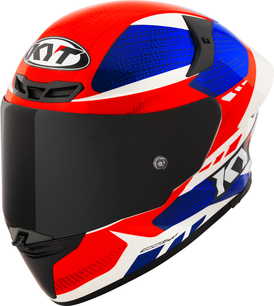 KYT TT-REVO - GEAR BLUE RED - Image 2