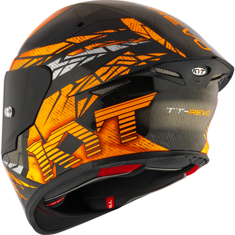 KYT TT-REVO COMBUSTION ORANGE - Image 2