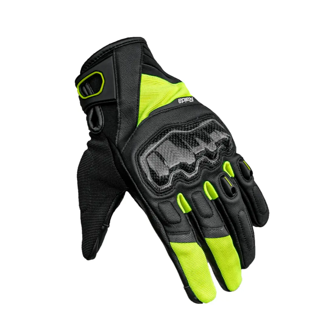 Raida Carbonite Gloves | Hiviz