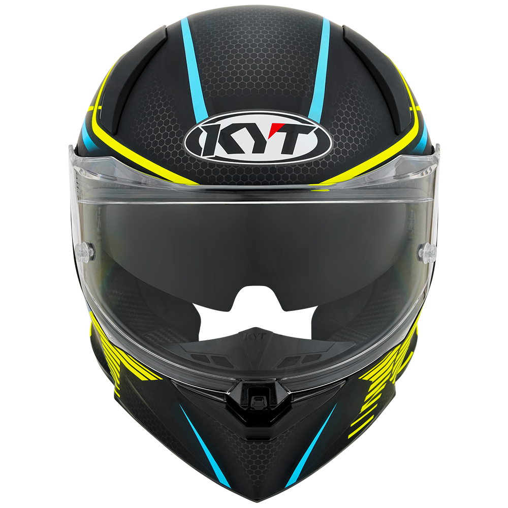 KYT R2R PRO CONCEPT MATT BLACK YELLOW - Image 3