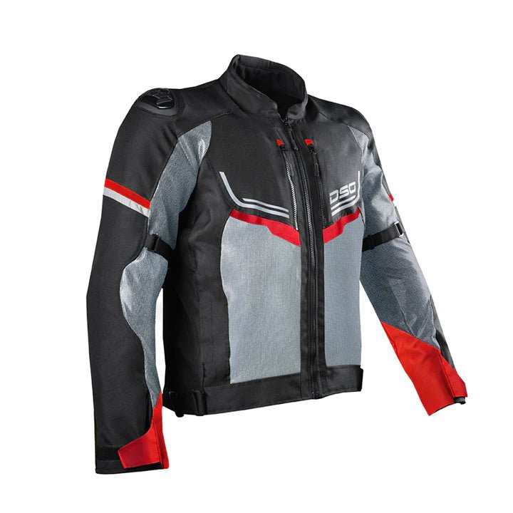 DSG Aire Riding Jacket Black Grey Red - Image 2