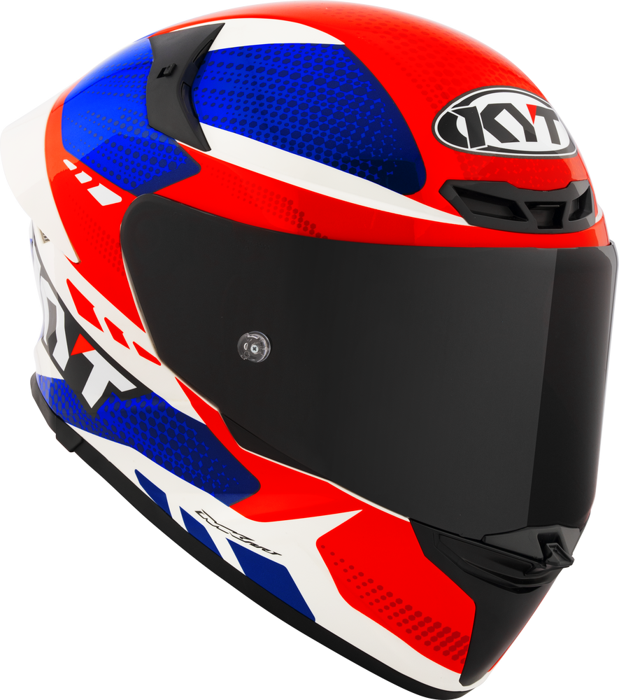 KYT TT-REVO - GEAR BLUE RED - Image 4