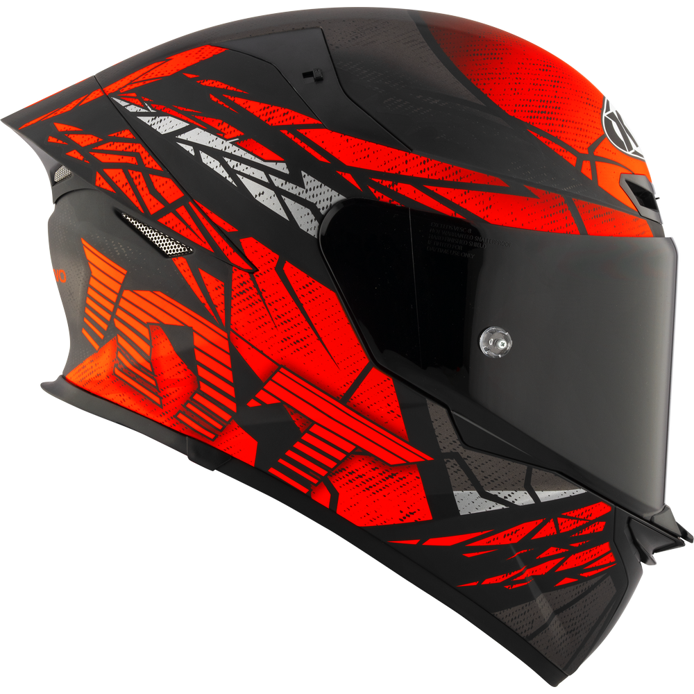 KYT TT-REVO COMBUSTION MATT RED - Image 5