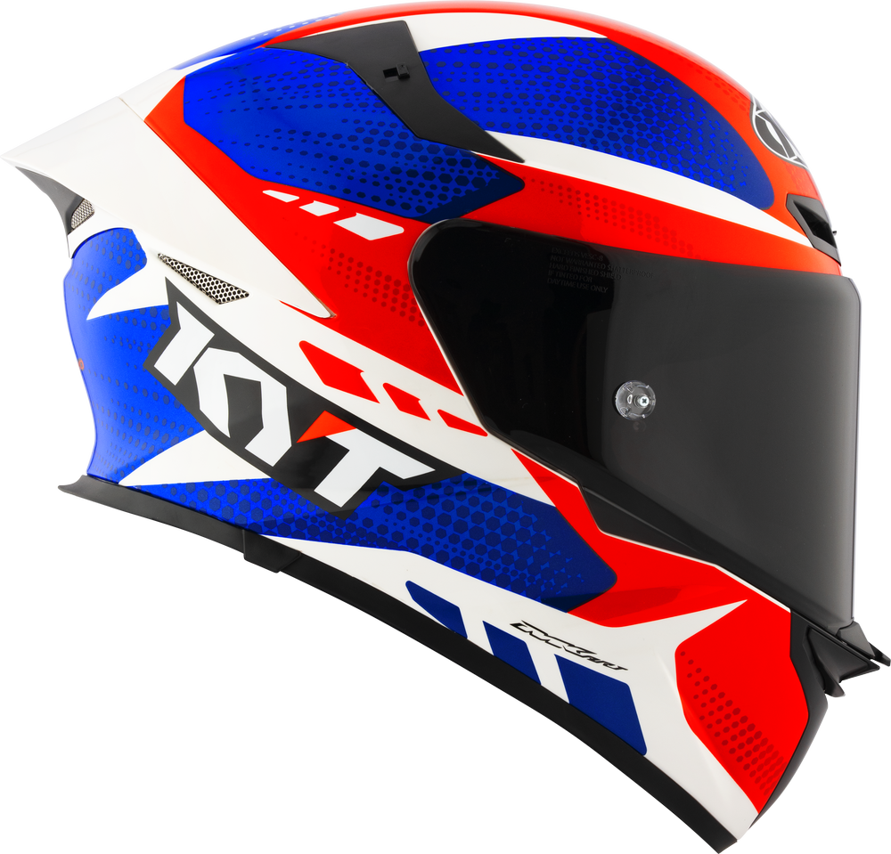 KYT TT-REVO - GEAR BLUE RED - Image 5