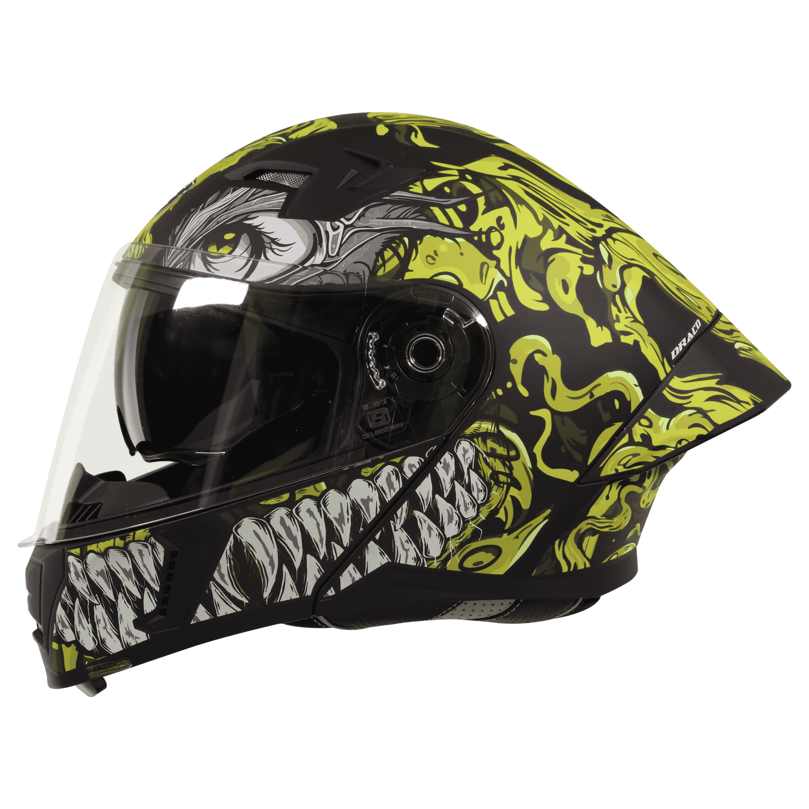 SBA-20 ISS DRACO GLOSSY BLACK WITH NEON - Image 4