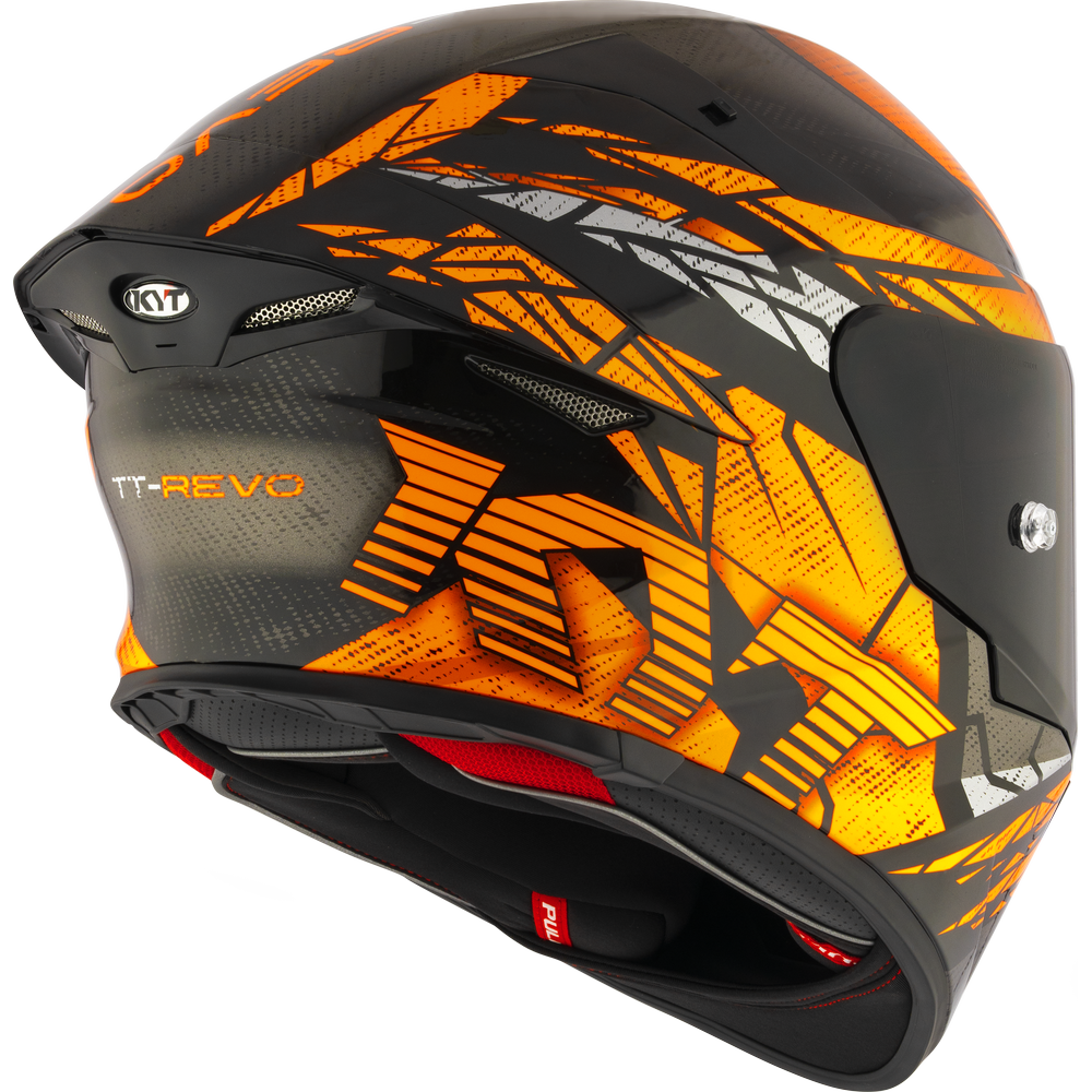 KYT TT-REVO COMBUSTION ORANGE - Image 6