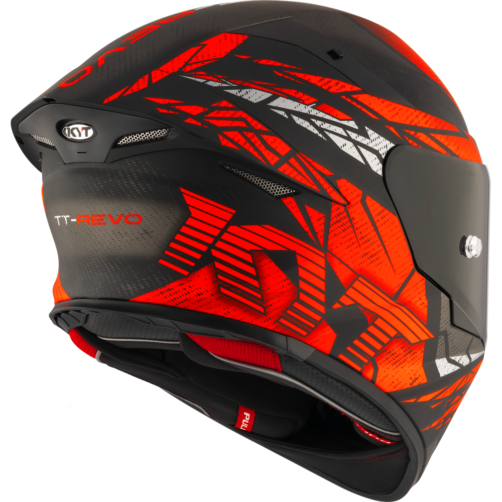 KYT TT-REVO COMBUSTION MATT RED - Image 6