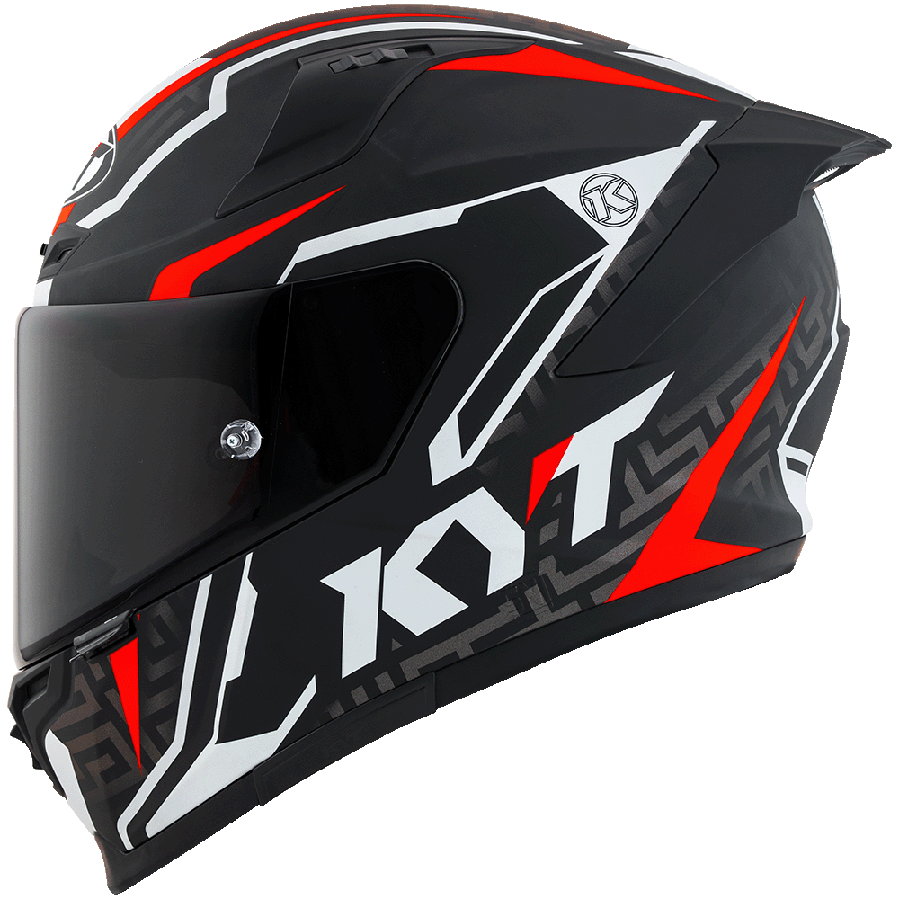 KYT Striker #02 Matt Black Red