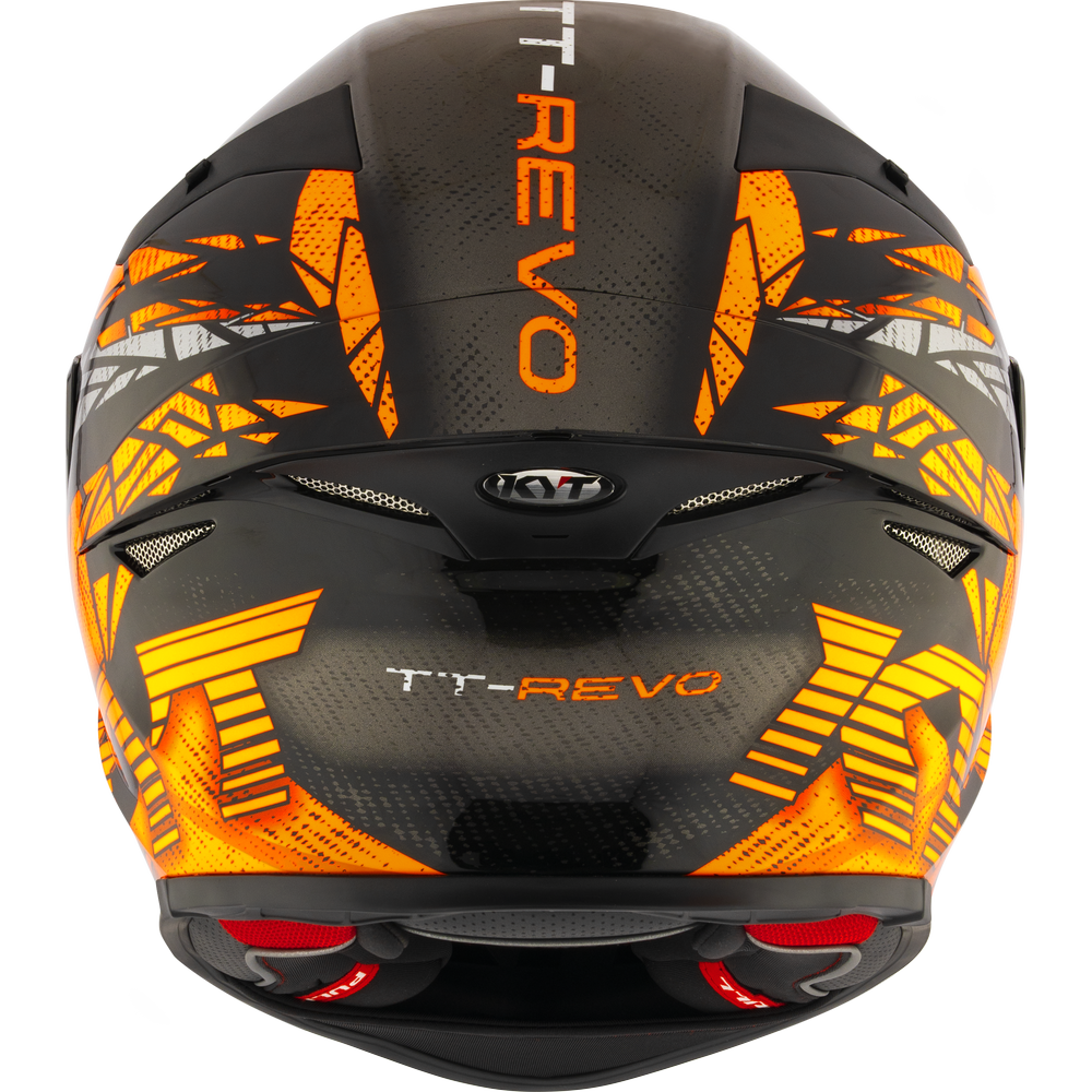 KYT TT-REVO COMBUSTION ORANGE - Image 7