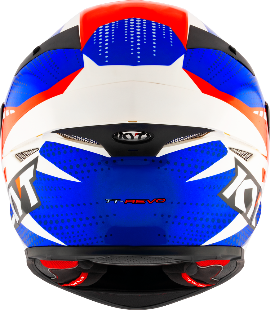 KYT TT-REVO - GEAR BLUE RED - Image 7