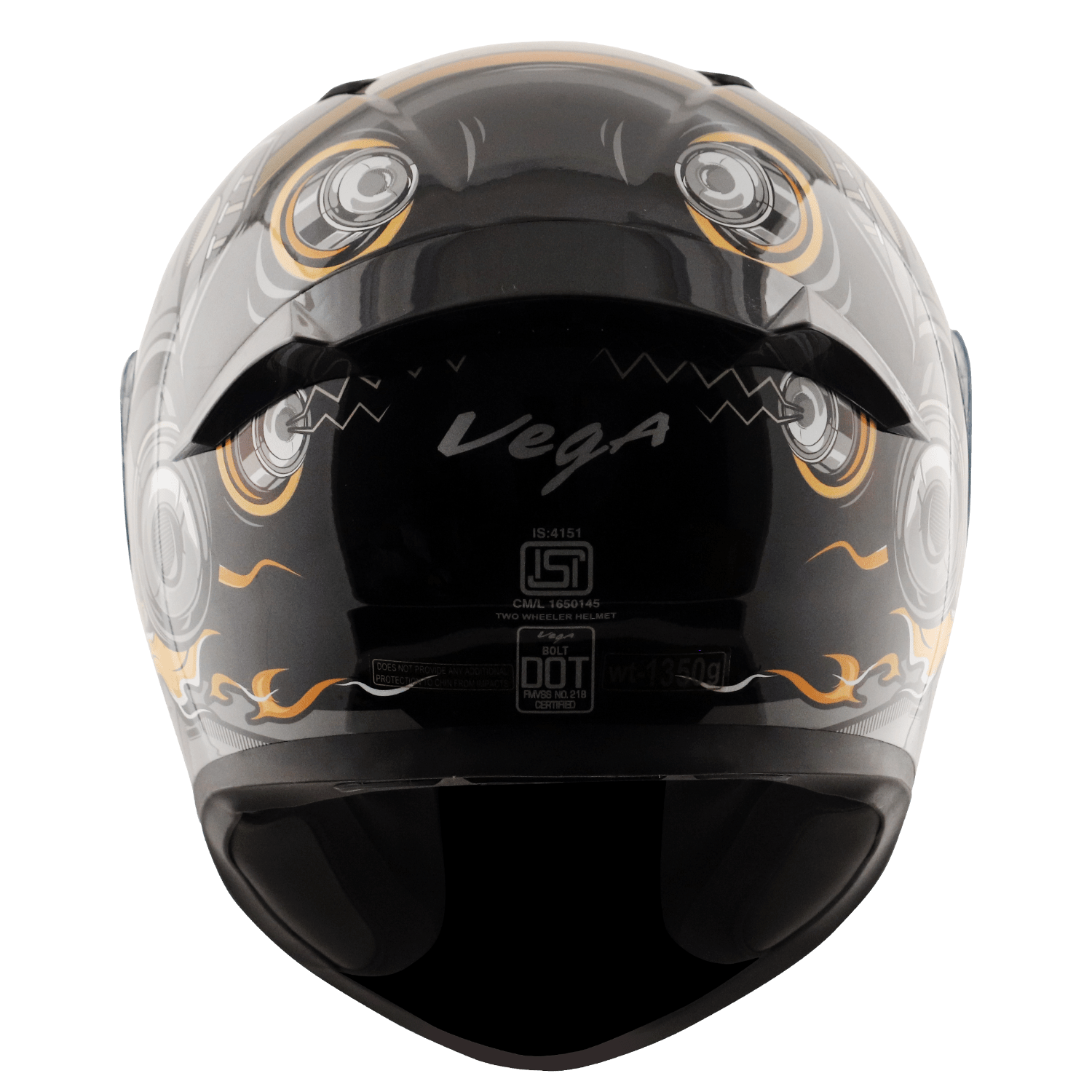 Bolt Superhero Helmet - Black Grey - Image 4