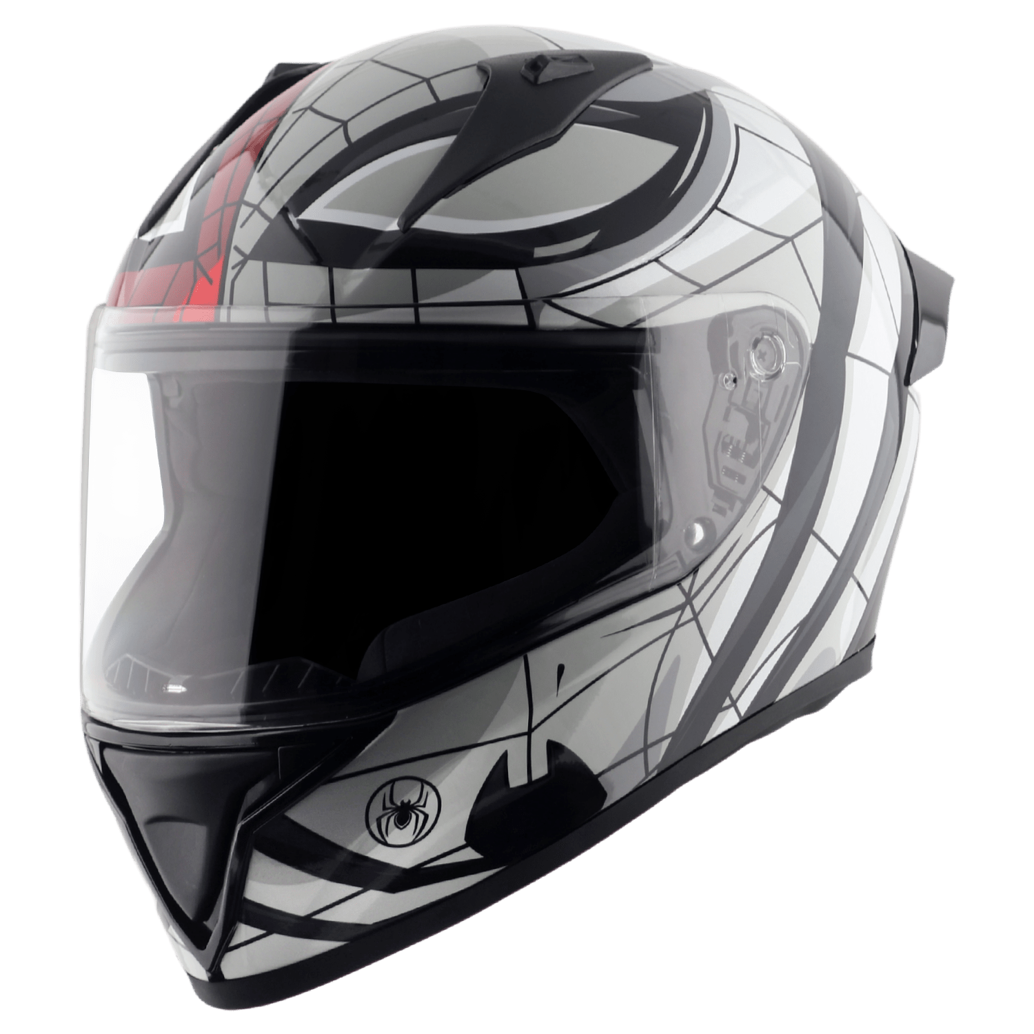 Bolt Marvel Spiderman Edition Helmet - Black Red - Image 2