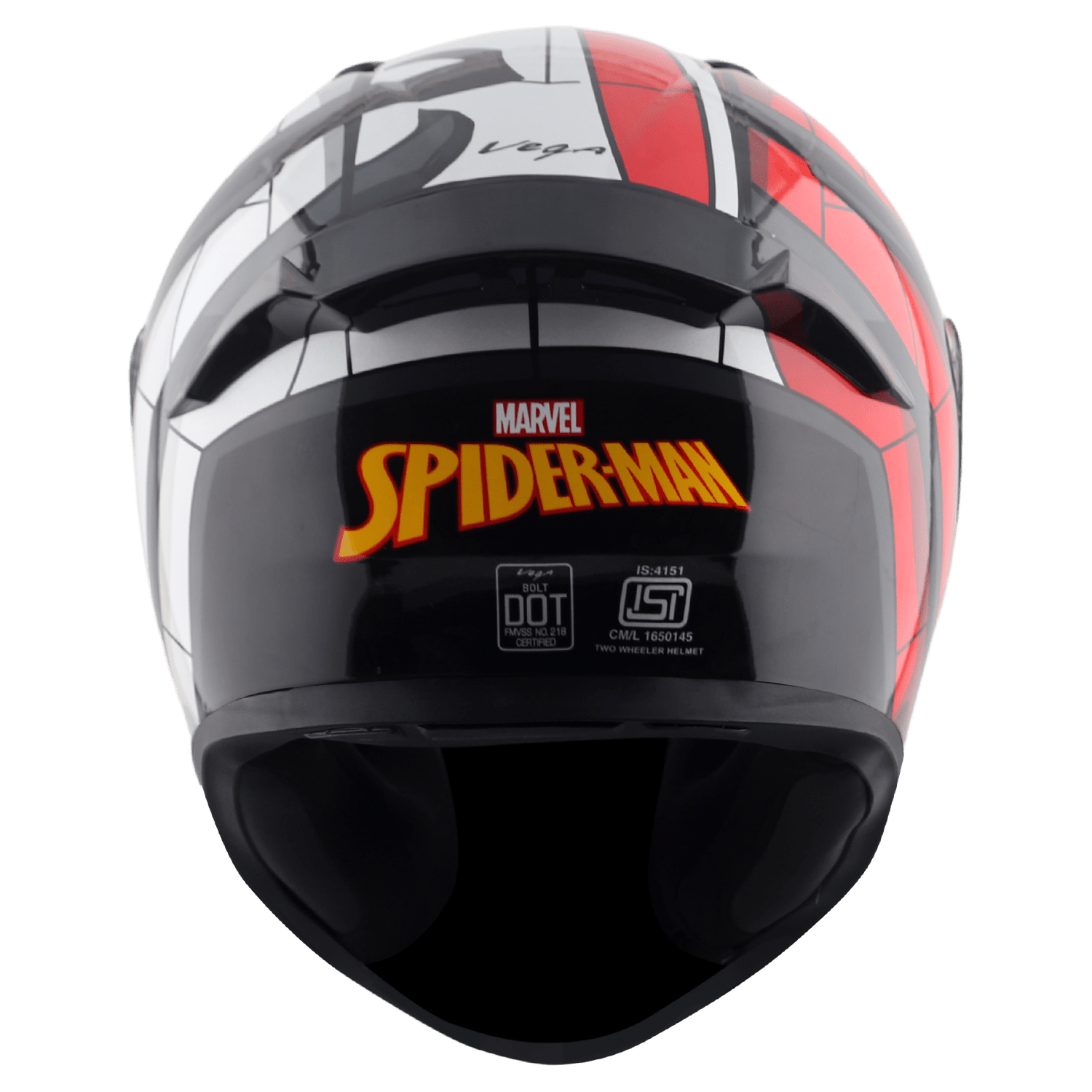 Bolt Marvel Spiderman Edition Helmet - Black Red - Image 4