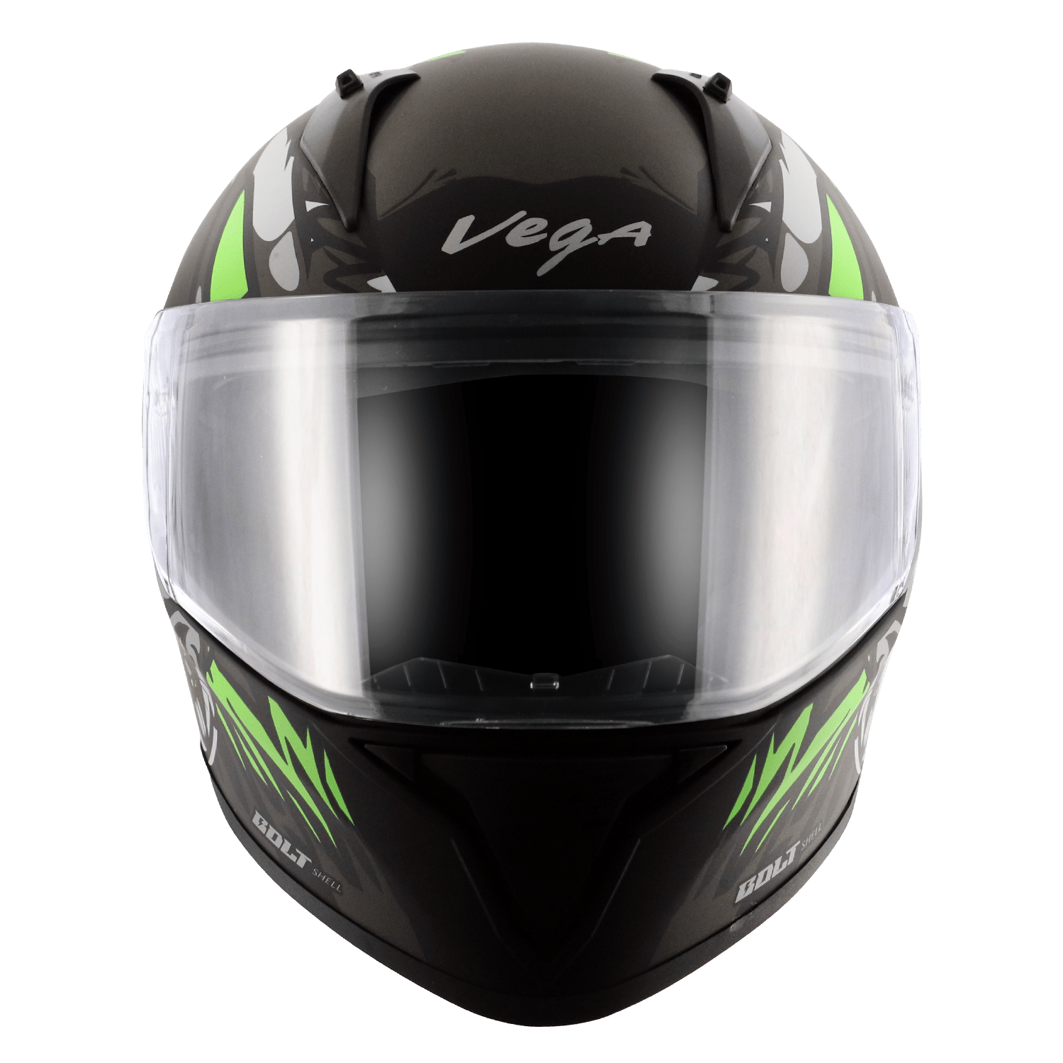 Bolt Bunny Helmet - Dull Black Green