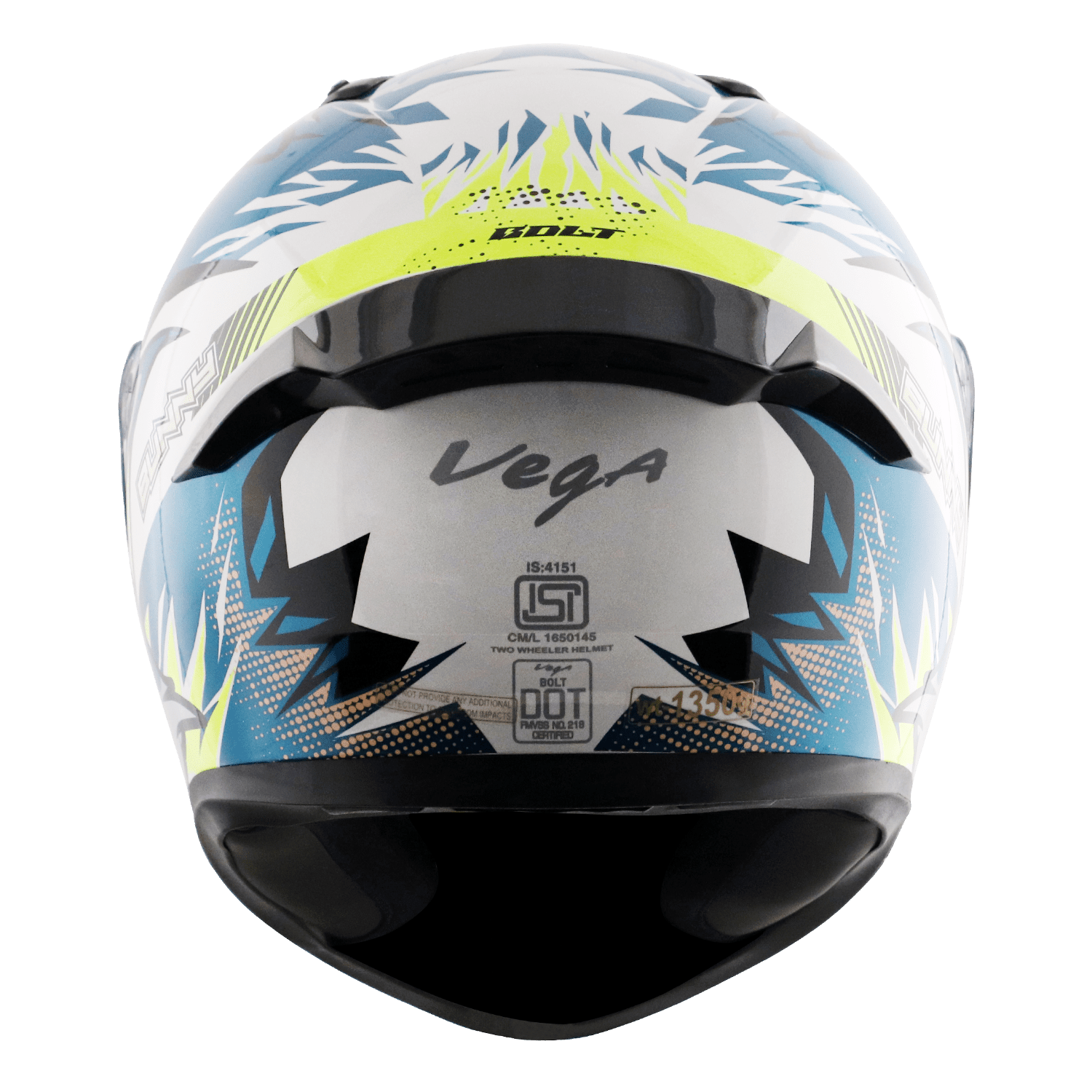 Bolt Bunny Helmet - White Blue - Image 3