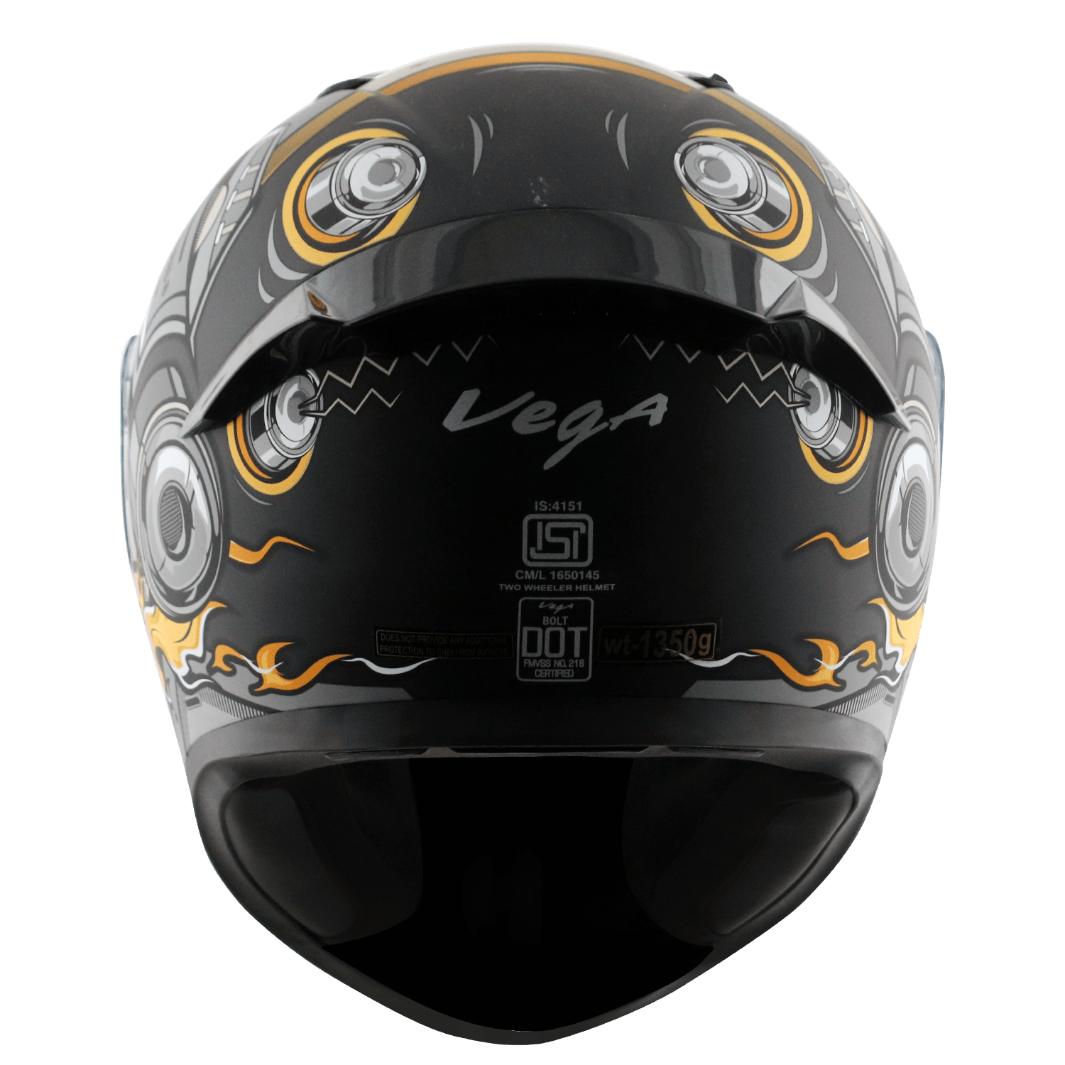 Bolt Superhero Helmet - Dull Black Grey - Image 4