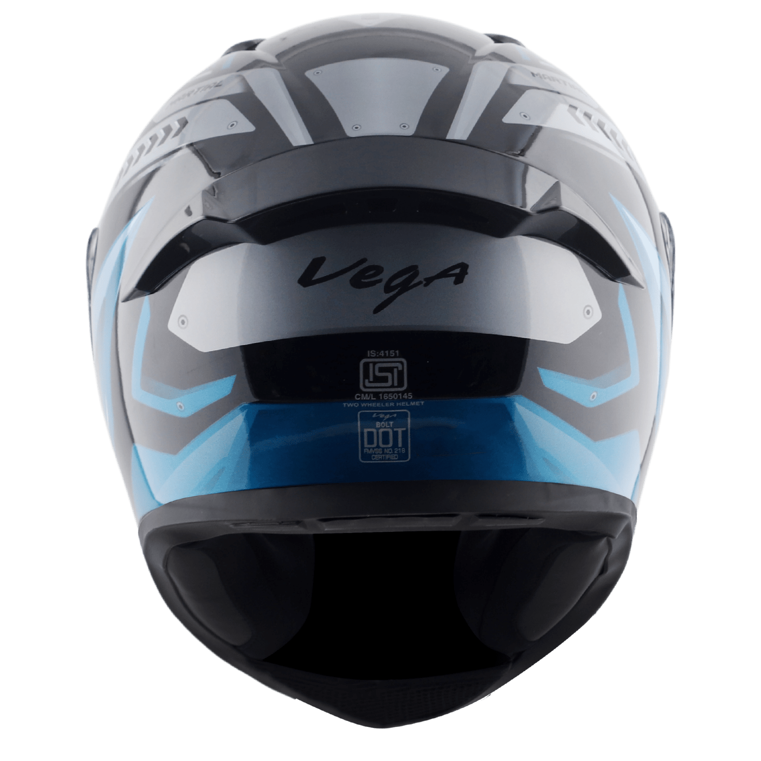 Bolt Martial Helmet - Black Blue - Image 3