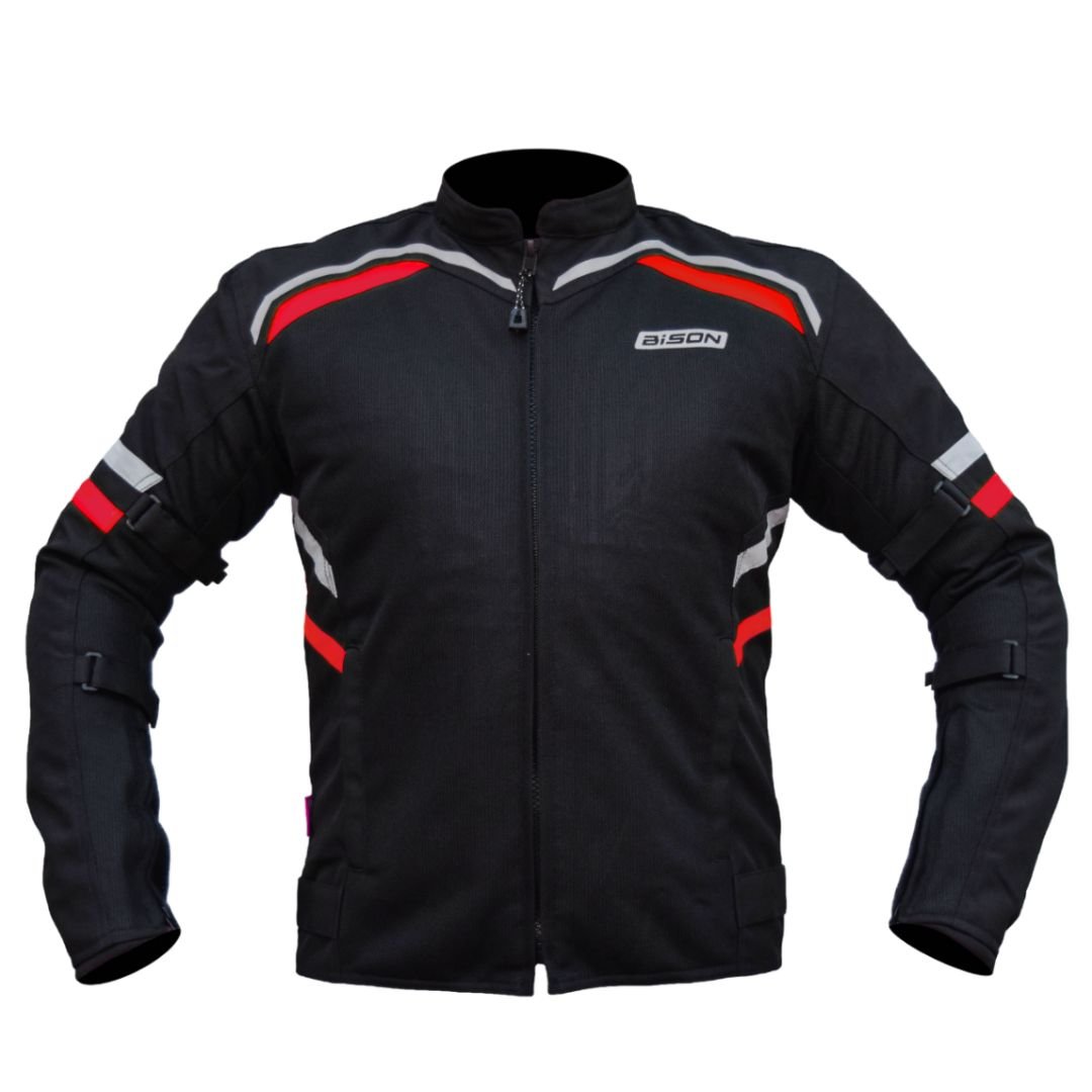 BISON RAPTOR V.2 Ã¢â‚¬â€œ BLACK RED JACKET