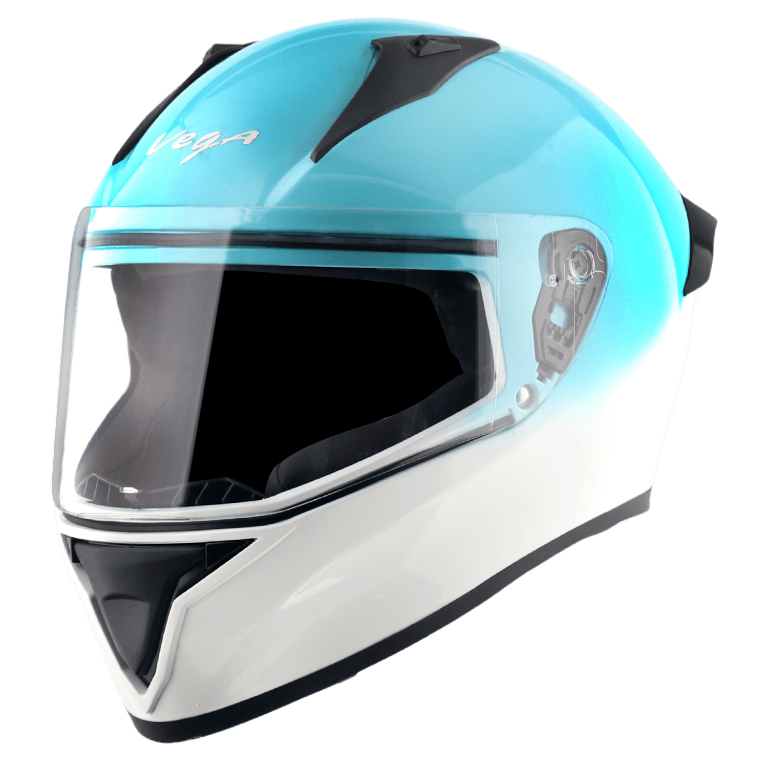 Bolt Dual Color Helmet - White Blue - Image 2