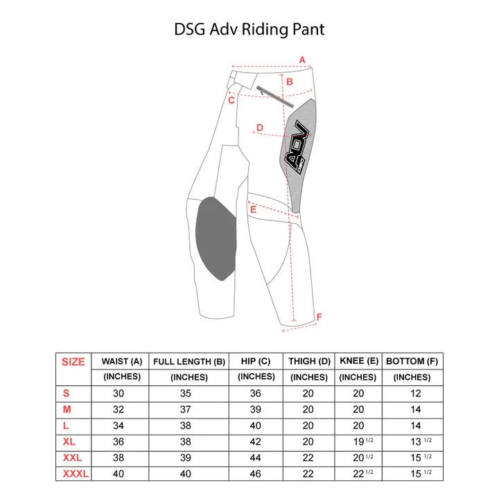 DSG ADV Riding Pant Black - Image 4