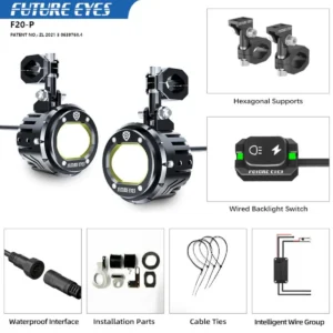 Future Eyes F 20-P Dual Colour Auxillary Lights